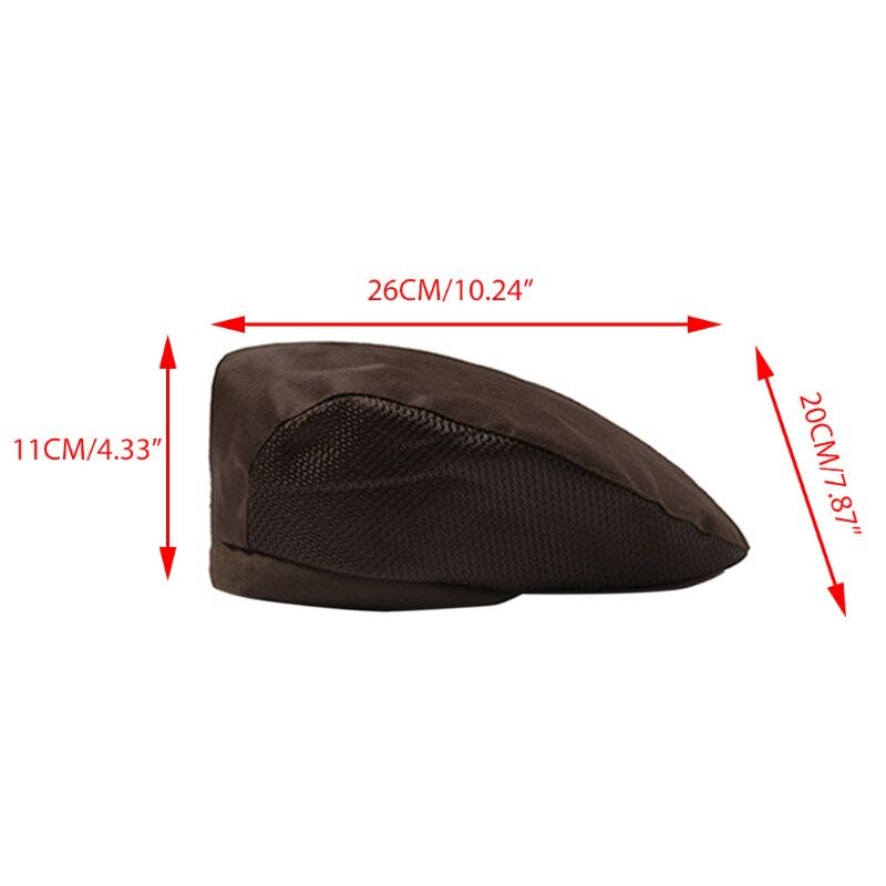 Mens Womens Chef Hat Pastry Baker Kitchen Cook Coffee Shop Duckbill Beret Cap