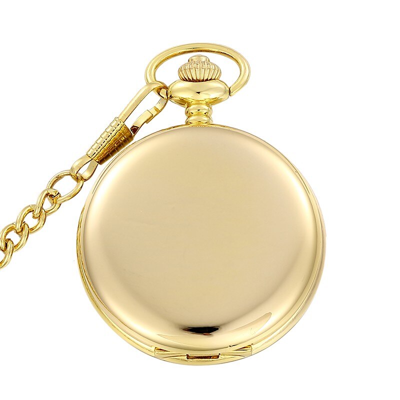 Klassieke 4.5cm maten zilveren gepolijste quartz heren zakhorloge ketting relogio de bolso quartz horloge  cf1004