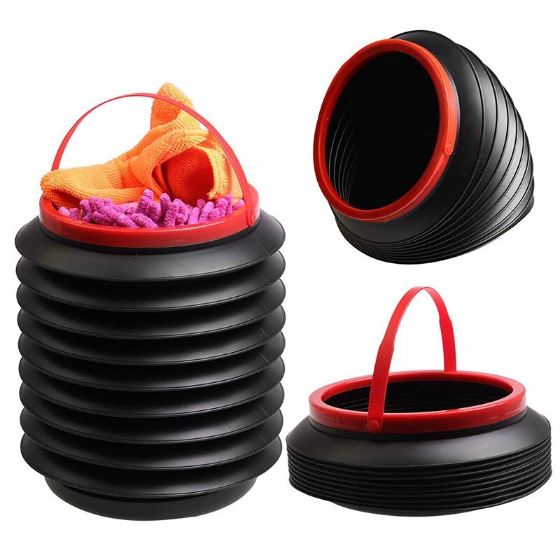 Car accessories trash bin cubo basura plegable garbage holder mini trash can trash bin Car accessories trash bin garbage holder: Default Title