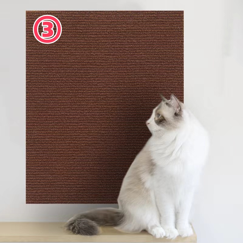 Anti Kat Kras Bank DIY Katten Krasplank Sofa Bescherming Poten Verscherpen Trimbaar zelfklevend Tapijt Katten Krasplank: S / Blauw