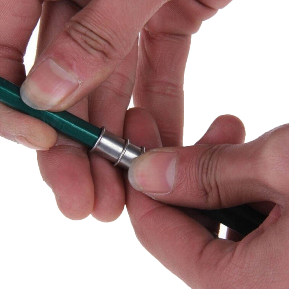 Jeu de 2 pièces/ensemble d'art | Dispositif d'extension pour crayon de dessin, tiges de carbone allongées, barre d'allongement, croquis de crayon