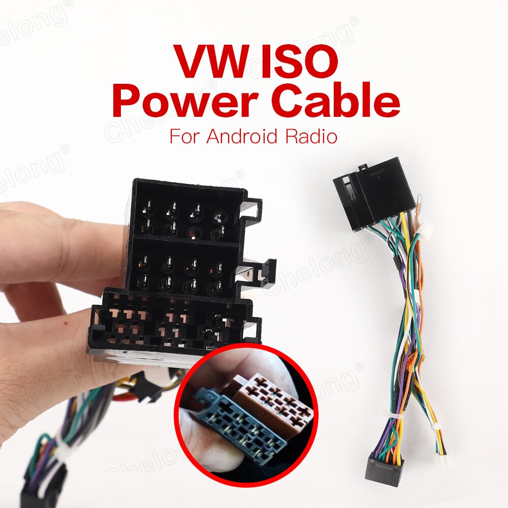 Tissu d&#39;étalonnage de tissus spécial pour 360 degrés Surround oiseau vue système débogage vêtements 4 pièces/ensemble non tissé: VW ISO Cable