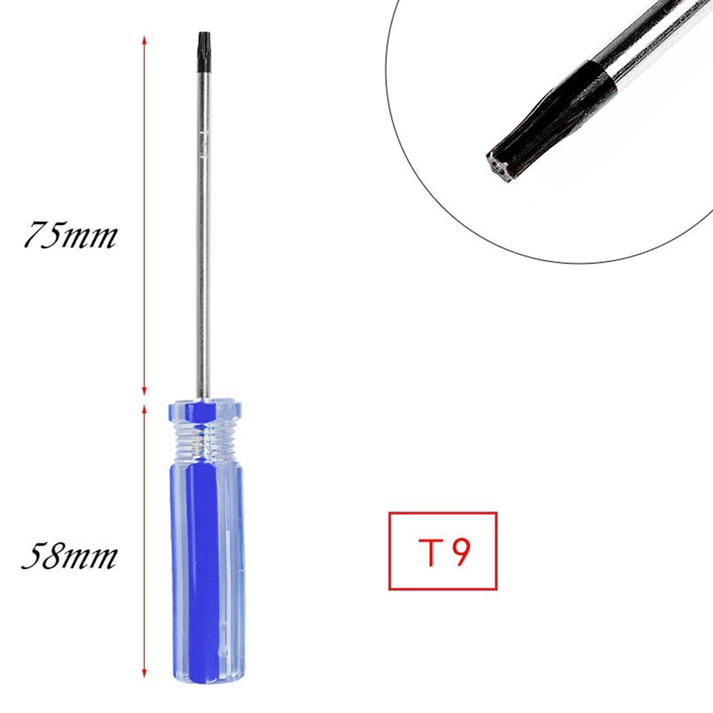 Kit de herramientas de reparación de destornilladores Torx T6 T8 T9 T10 para Macbook, portátil, HDD, PS5, PS4, PS3, Xbox One y Xbox 360 Reparación de controladores: Oro