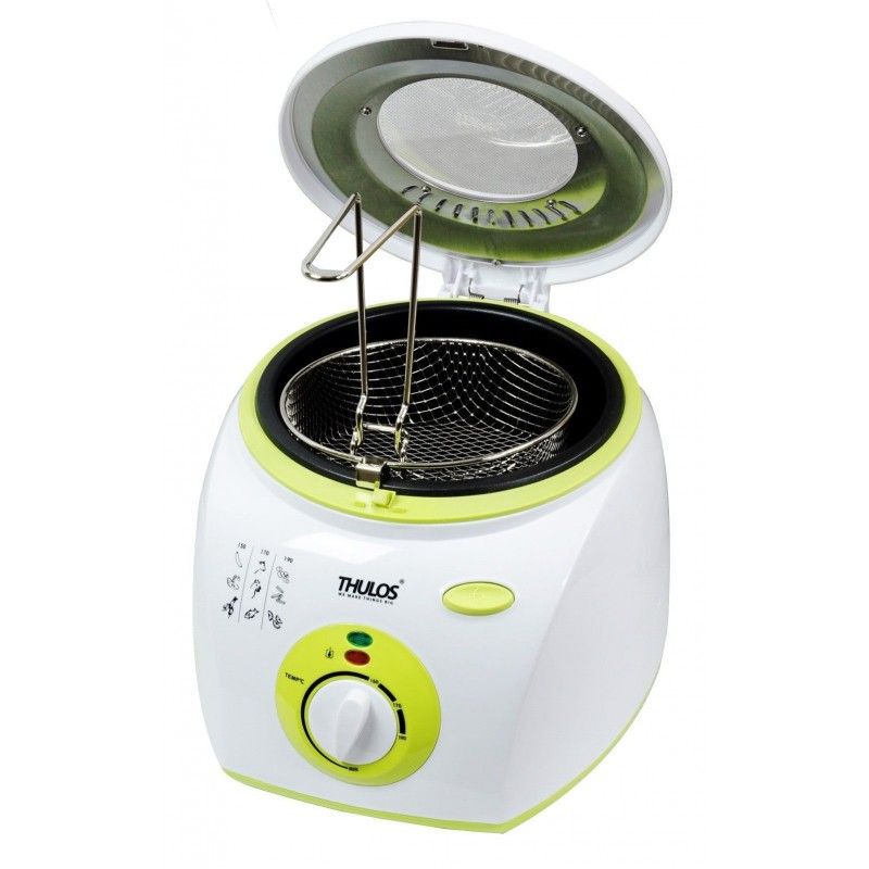 Freidora eléctrica 2 litros, 1300W. THULOS TH-FR20