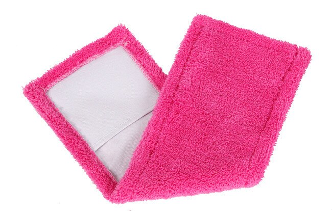 Almohadilla de limpieza del hogar, mopa de recambio de terciopelo Coral para uso doméstico, repuesto de cabezal adecuado para limpiar el suelo, textura suave práctica: red