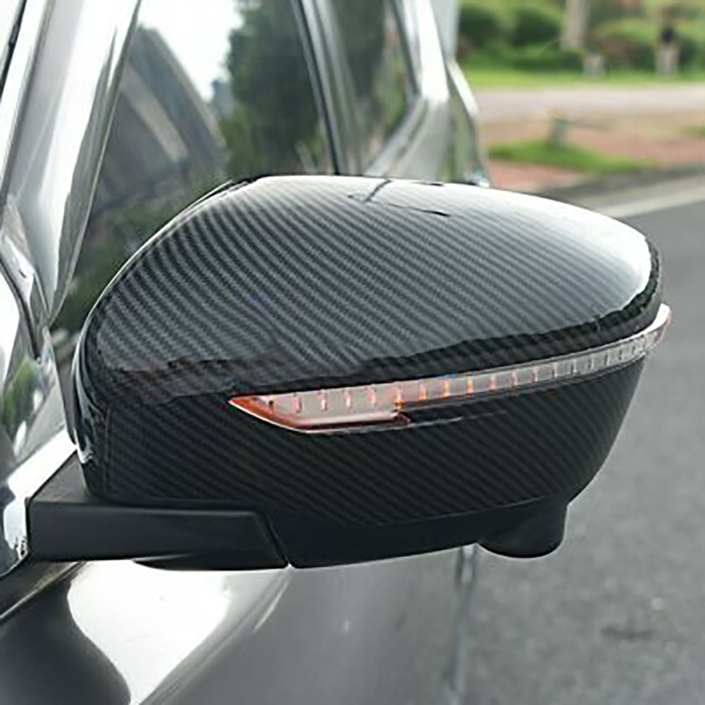 1 Paar Carbon Fiber Car Styling S Spiegel Cover Achteruitrijcamera Overlay Voor Nissan Juke Accessoires