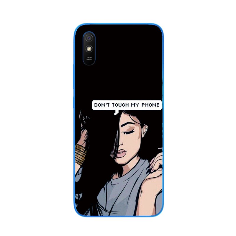 Para xiaomi redmi 9a caso silicone amortecedor macio tpu fundas caso de telefone para xiaomi redmi 9a redmi9a caso capa traseira escudo coque: 35