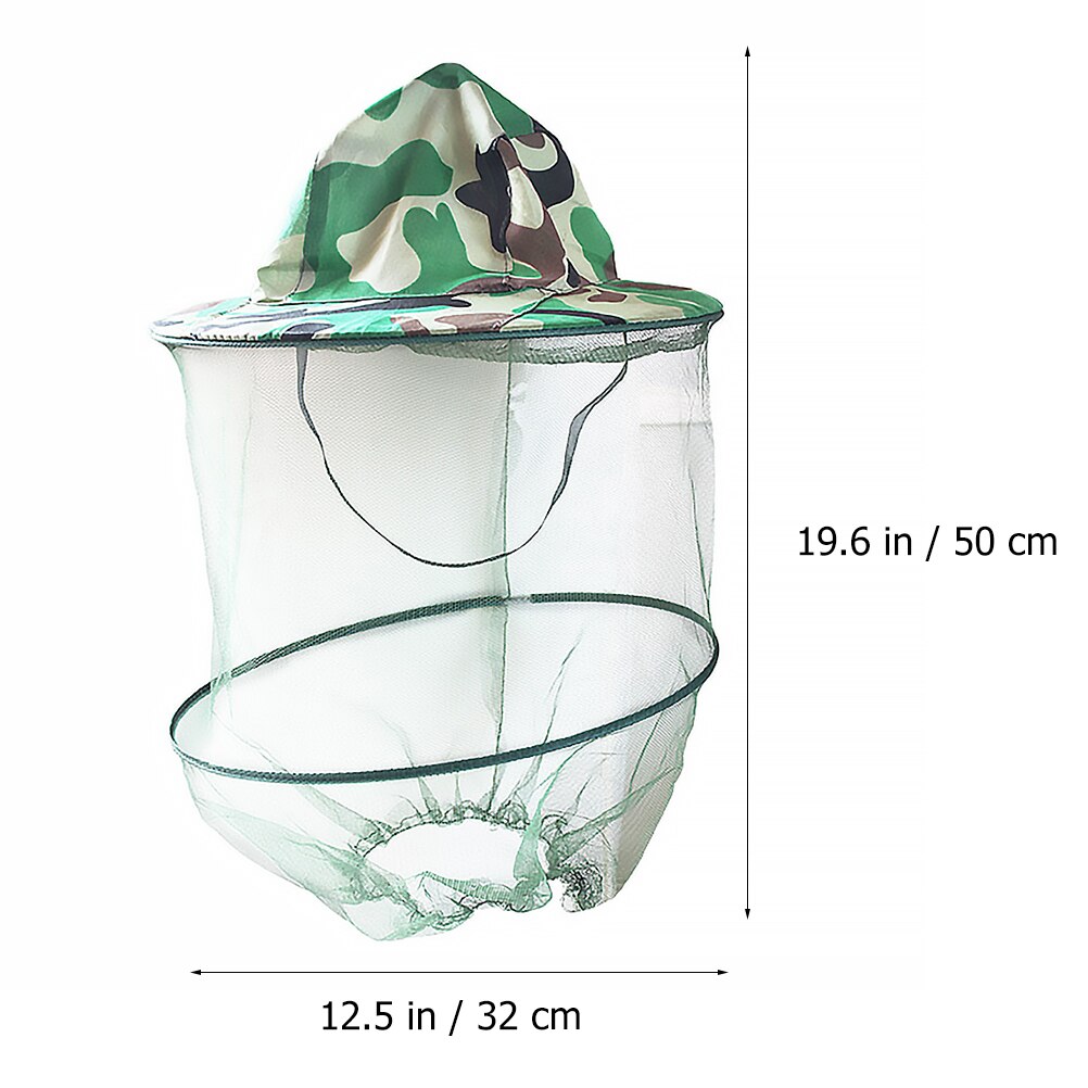 1 pc bijenwerende pet anti-bijenhoed anti-inserthoed anti-muggenhoed voor buiten mannen mensen vissers
