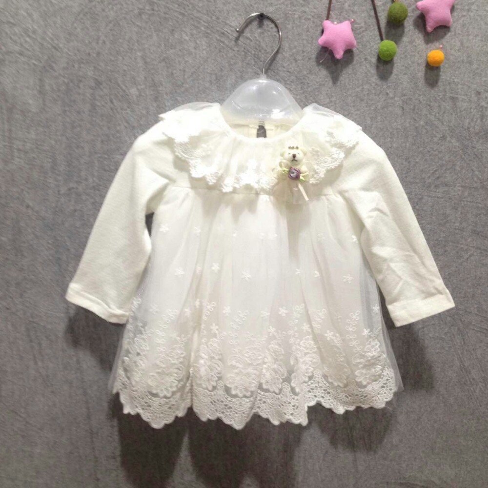 girl dress European style baby dress baby girls clothes cotton baby girl christening gowns pink
