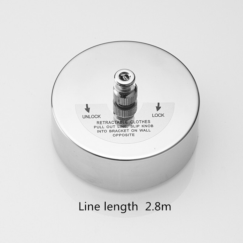 Black Clothesline Retractable Dryer Stainless Steel Steel Wire Single Row Clothesline Laundry Hanger White Clothes Drying Rope: A-1