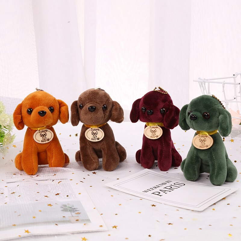 Pluche Key Bag Hanger Pop Hond Speelgoed Mini Meisje Hart Puppy Meisje Bruiloft Gooien Ragdoll Activiteit