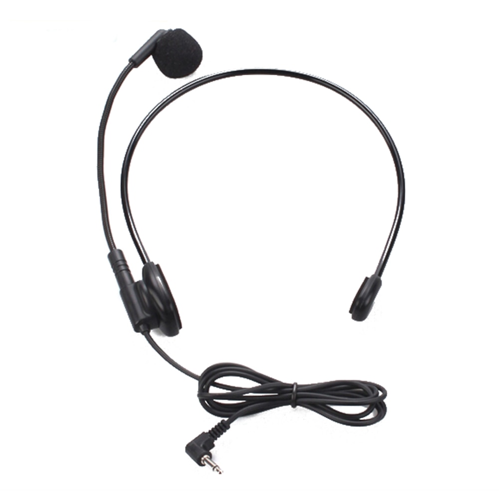 Cable Head-mounted Headset Microphone Flexible Wired Boom Amplifie Condenser Microphones Earphone Accessories