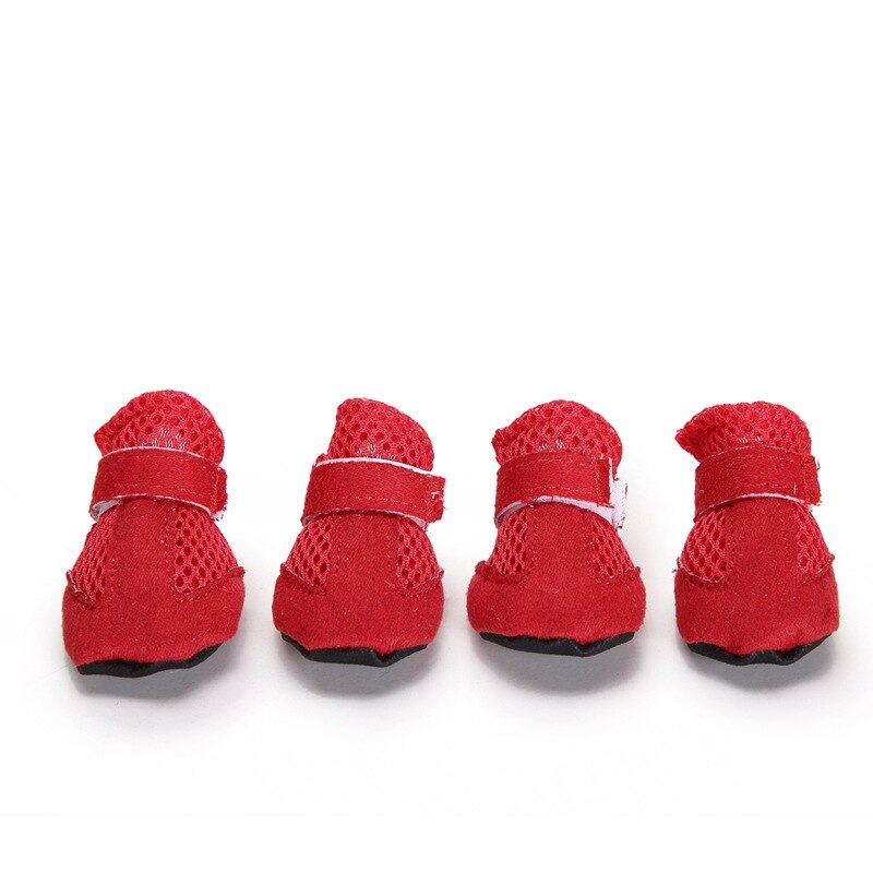 Mesh Ademend Schoenen Hond Huisdier Casual Schoenen Comfortabele Zachte Zolen Indoor Schoenen Teddy Schoenen Non-Slip Dragen-slip: Rood / Xl
