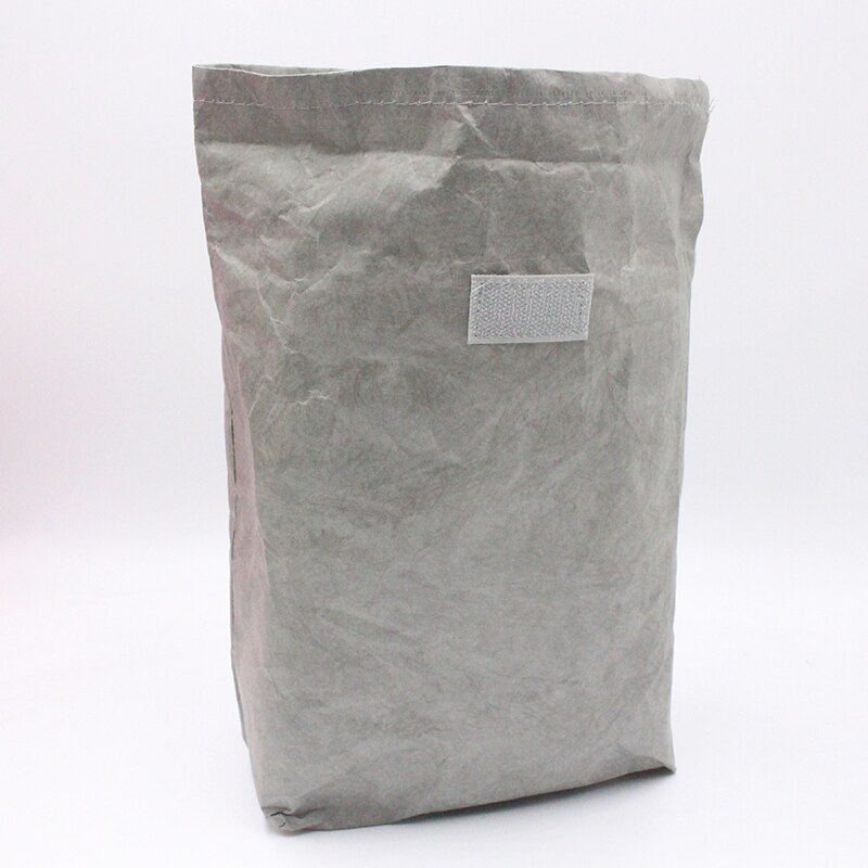 Reusable Paper Lunch Bag Portable Solid Color Durable Insulated Paper Lunch Bag Loncheras Para Mujer