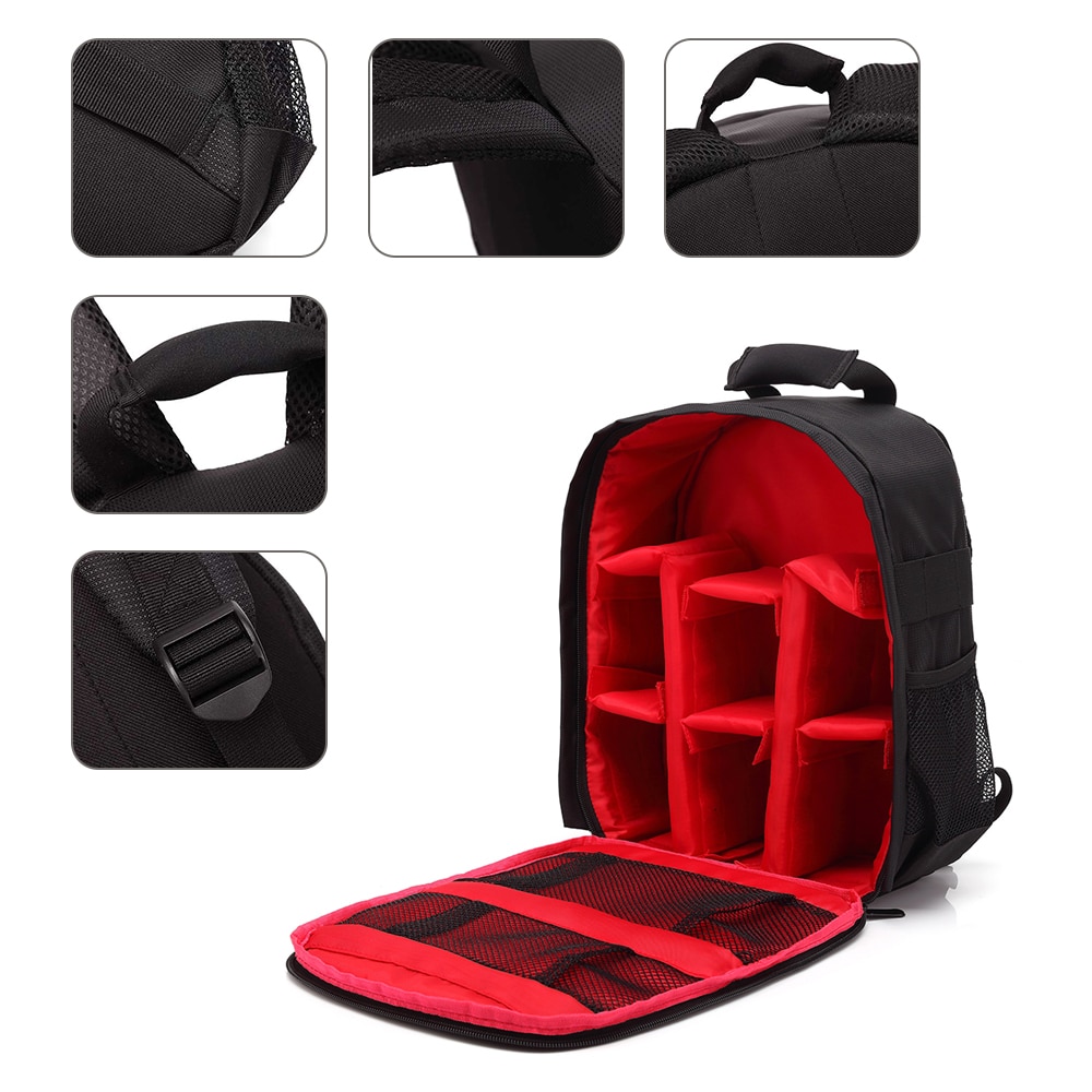 Sac appareil Photo numérique Dslr sac étanche antichoc respirant appareil Photo sac à dos lentille pochette pour Nikon Canon Sony vidéo Photo sac