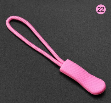 30 stücke 7cm Reißverschluss ziehen Mehrfarbig rutschfeste fluoreszierende Reißverschluss Unterhose seil Abzieher für bekleidung tasche sportwear 003: 22