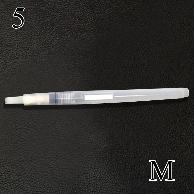 1 pc bærbare pensel vann pensel penn myk akvarell pensel penn til nybegynnere maling tegning vannpensel kunst rekvisita: flat m