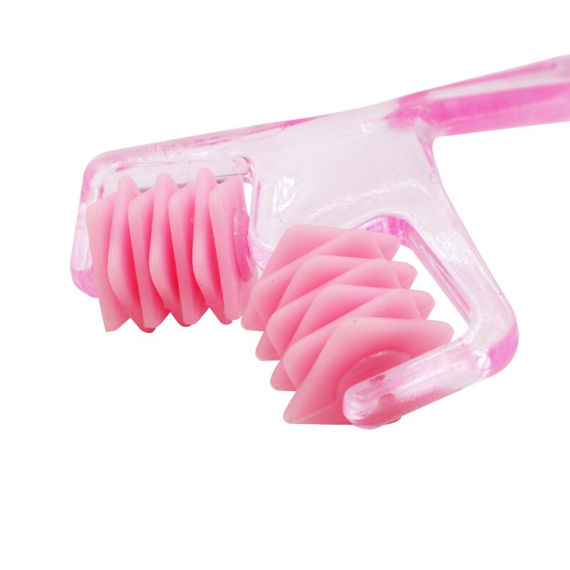Slimming Chin Massage/Irregular feather wheel chin massage wheel/ Face Vibration Facial Beauty Roller /Massager Stick