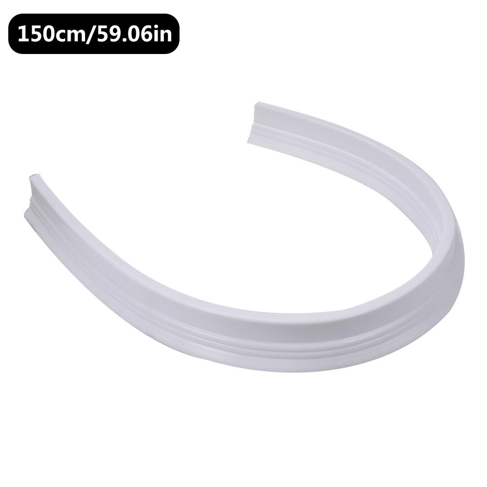 Dusjbarriere vannstopper med sugekopper ingen installasjon ingen lim fleksibel og gjenbrukbar dusj caddy banho de verniz: 150cm