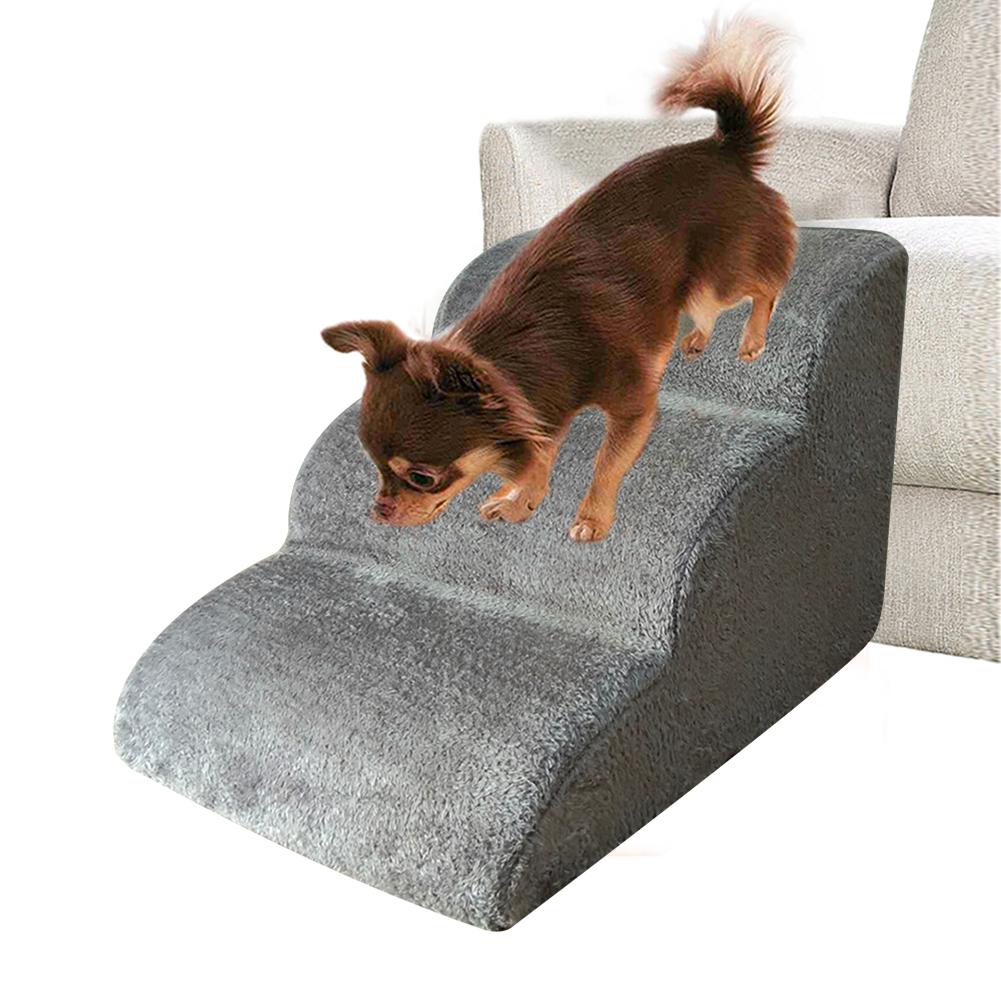 3 couches chien escalier étapes intérieur chien maison escaliers rampe échelle Portable chat escalade échelle pour petit chien chat animal de compagnie: Default Title