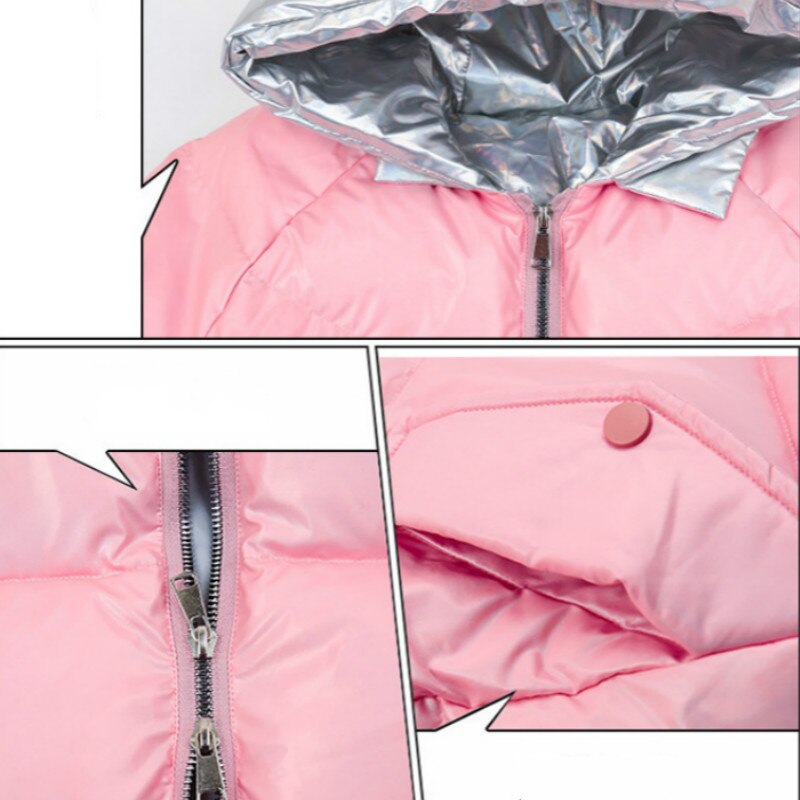 Teenage Meisjes Winter Mid-Lengte Jas Koreaanse Stijl Kinderen Patchwork Kleding Mode Kids Meisjes Casual Jas, #9237