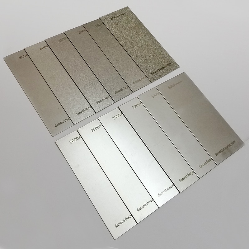 Diamond Knife Sharpener Sharpening Stone Grinding Stones 80 240 600 1000 2000 3000 Grit Diamond Sharpening Stone