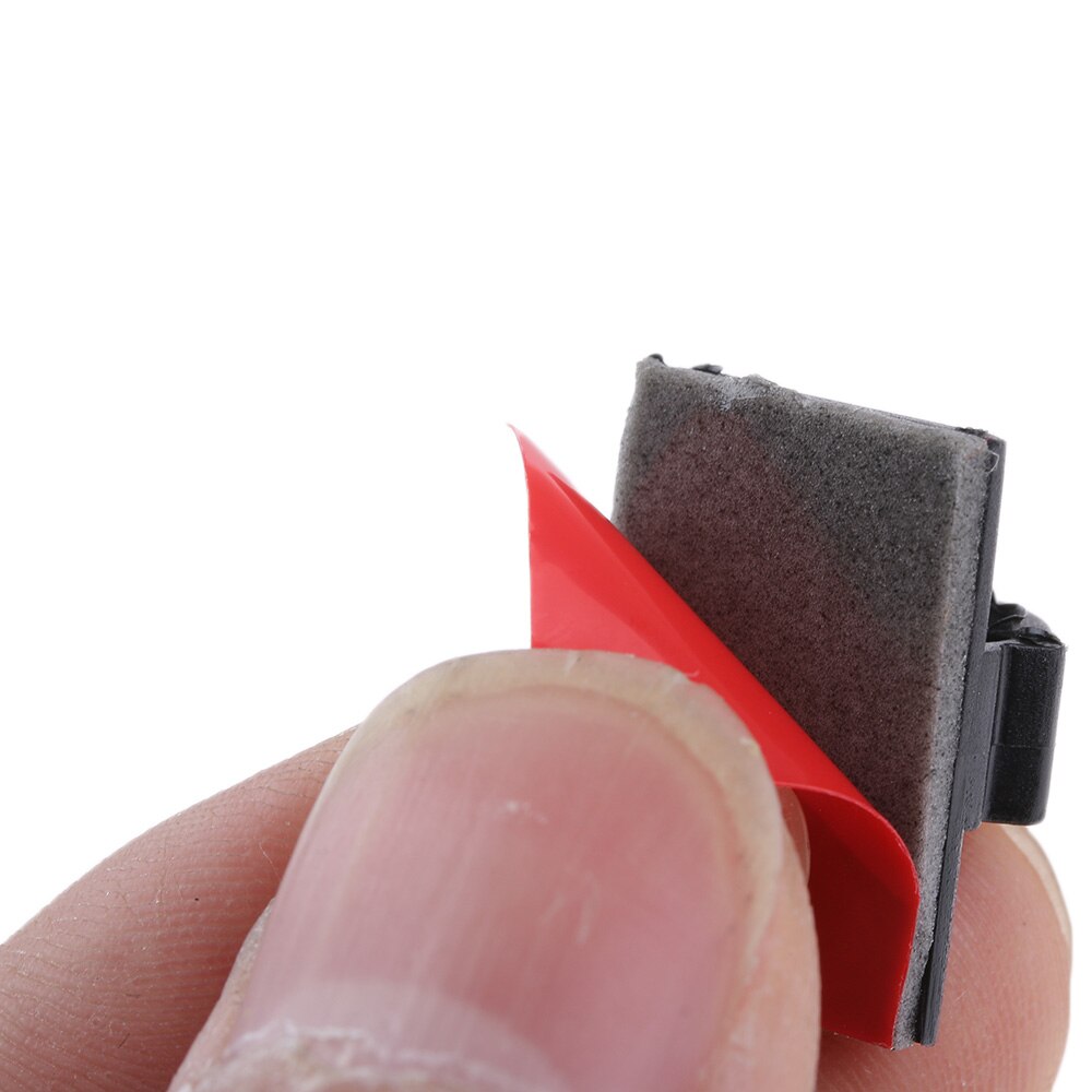 DAYFULI 50pcs/bag Sticky Plastic Self-adhesive Wire Tie Cable Clamp Clip for Car Dash Cam GPS