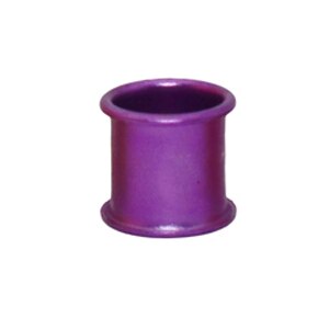 60 Pcs Huisdier Vogel Duivenringen Papegaai Been Ring Vogel Ring Outdoor Vliegende Training Vogel Aluminium Voet Ring: Purple