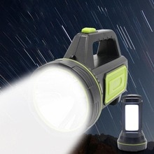 135000lm xenon ledet oppladbare arbeidslys bærbare lommelykter håndlampe 220v til utendørs