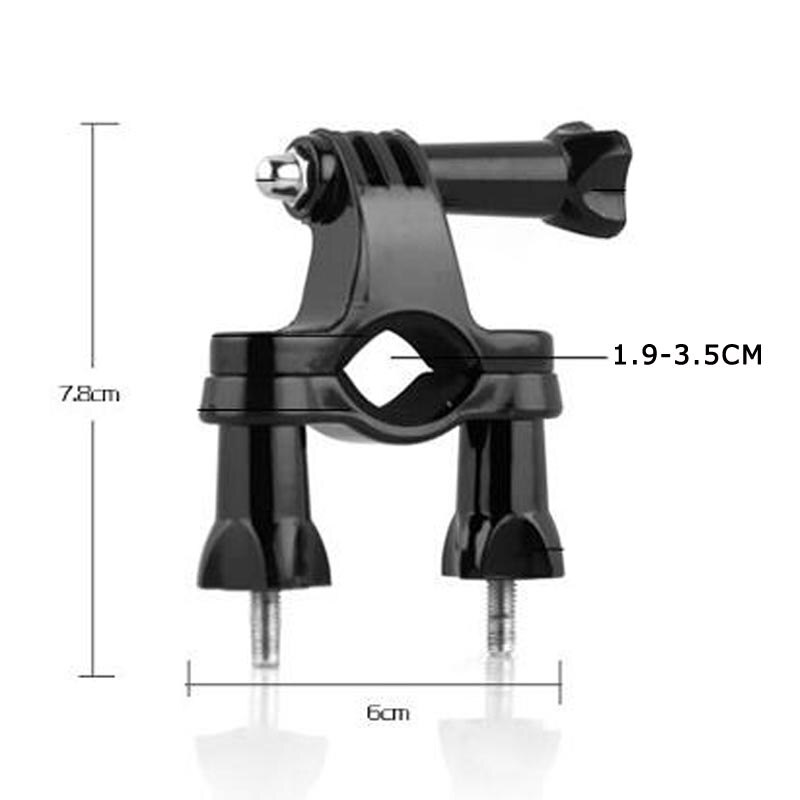 Kamera cykelfäste cykel motorcykelhållare för hero 4s 3+2 action cam stativ ramklämma