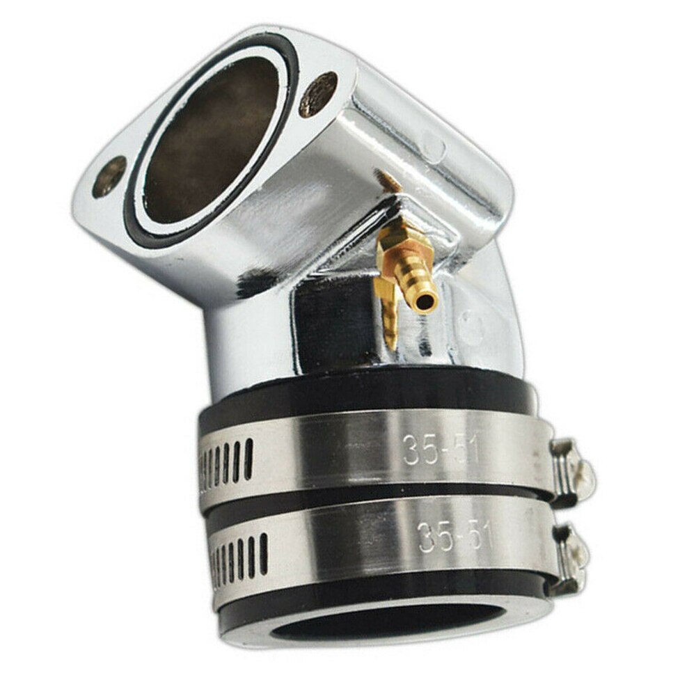 Zilver Aluminium Carburateur Spruitstuk Voor GY6 150cc Scooter Go Kart Motor
