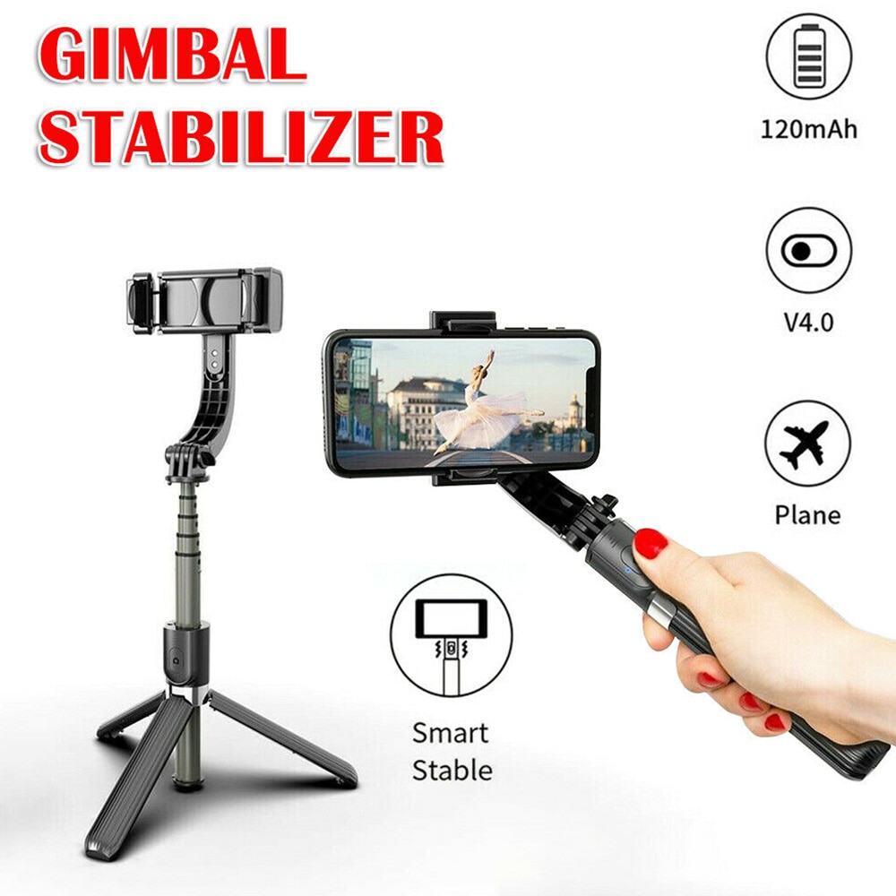 3-achsen Faltbare Handheld 360 ° Drehung Gimbal Stabilisator Smartphones Drahtlose Bluetooth Auto Clever Schießen Selfie Stock Stativ