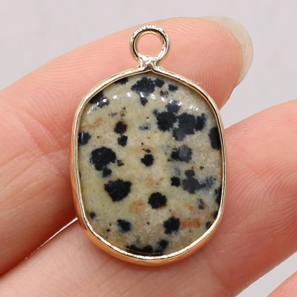 Natuurlijke halfedelstenen zwarte onyx ovale boetiek hanger maken DIY mode charme ketting sieraden cadeau: Silver Plated