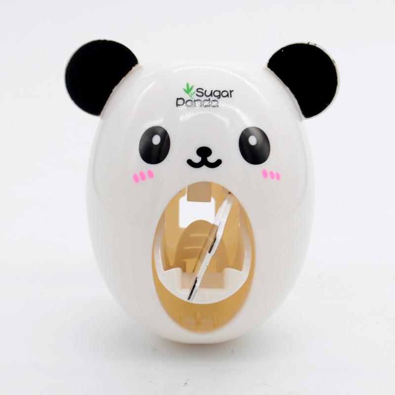 Bathroom Household Toothbrush Table Children's Automatic Toothpaste Dispenser Toothbrush Holder Plastic Eco-friendly