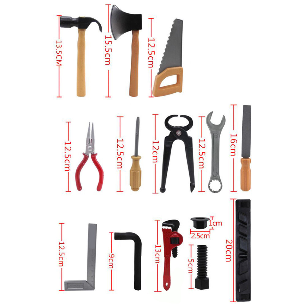 Neue Kunststoff Gebäude Tool Kits Set Kinder Diy Bau Pädagogisches Spielzeug Babys DIY Simulation Gebäude Werkzeug Spielzeug FH5