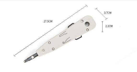network punch down tool Kit Phone Wire Cable RJ11 RJ45 cutter patch panel tool Electrician wire cable accessories: Without lock