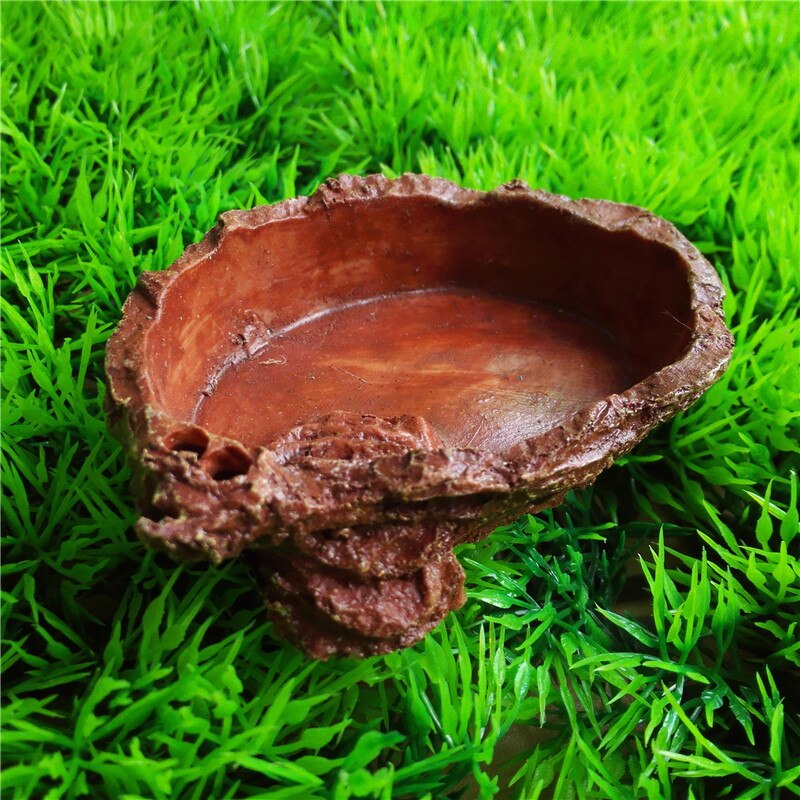 Reptile Feeder Crawler Bowl Basin Water Fountain Turtle Tortoise Scorpion pider Lizards Crabs Aquatic Pet Supplies Nice 1Pc