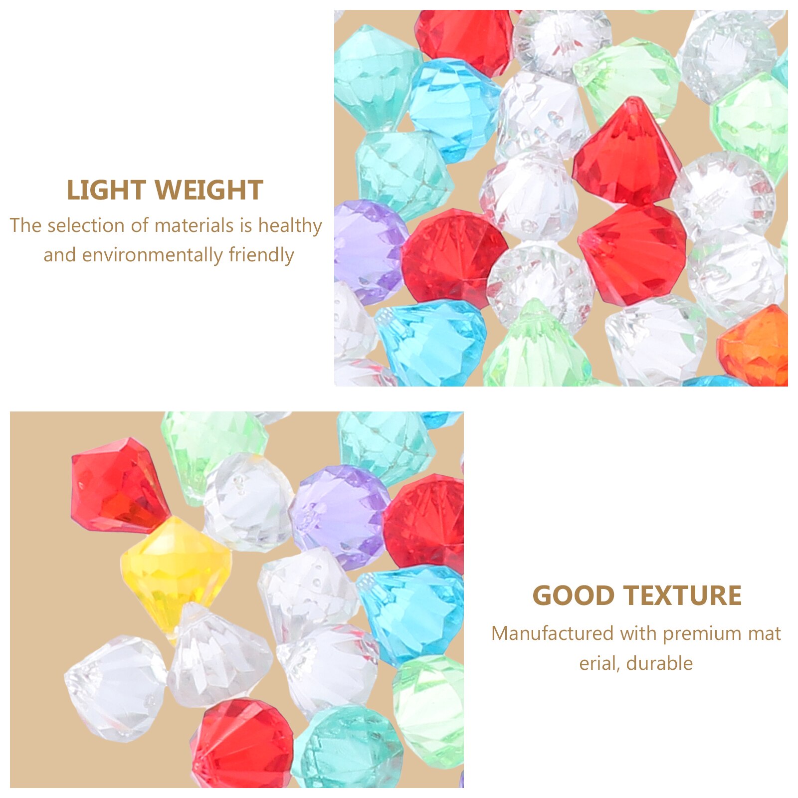 1 Set Pirate Treasure Chest with Gemstones Acrylic Diamond Gems Treasure Box