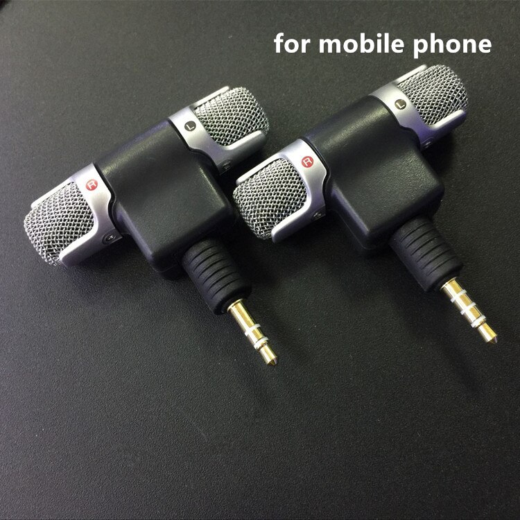 1Stck Mini 3,5mm Jack Mikrofon Stereo Mic für Aufnahme praktisch Studio Interview Tragbare Mikrofon 4 Stift für smartphone: Pro Handy, Mobiltelefon Telefon