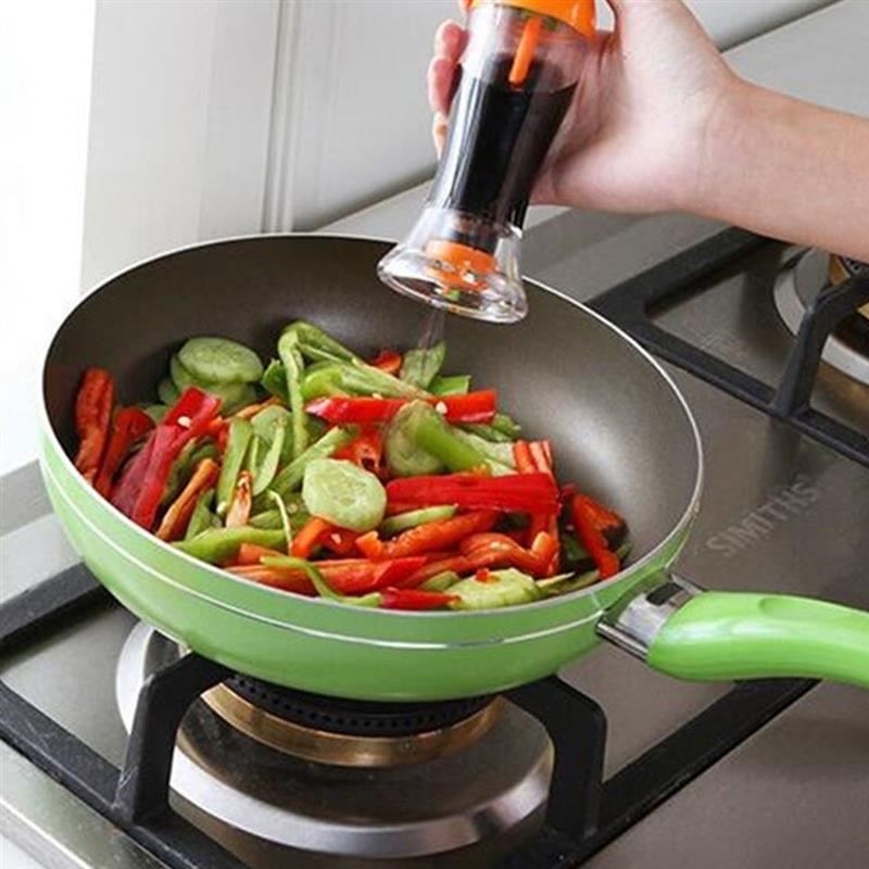 1 stk kjøkken baking olivenolje sprøyte olje spray tom flaske eddik flaske olje dispenser matlaging salat bbq lekkasjesikker cruet