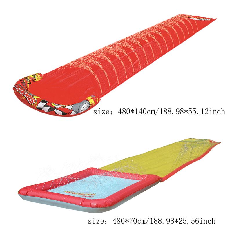 Giant Splash Sprint Water Slide Fun Gazon Glijbanen Zwembaden Voor Kinderen Zomer Speelgoed
