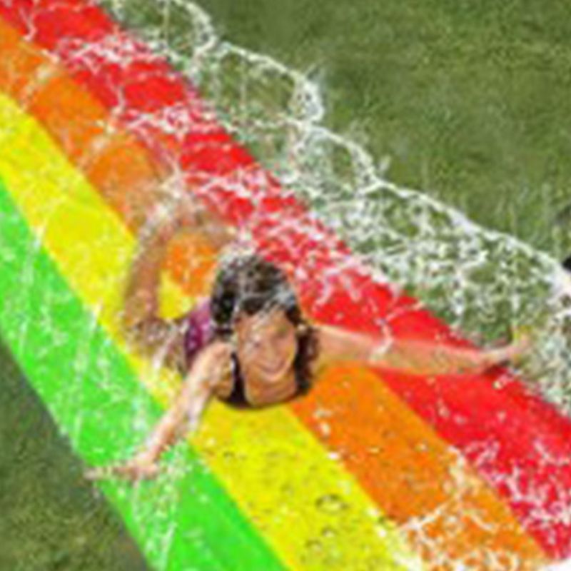 Children Surf PVC Water Slide Outdoor Summer Backyard Surfboard Garden Funny Splash Pool