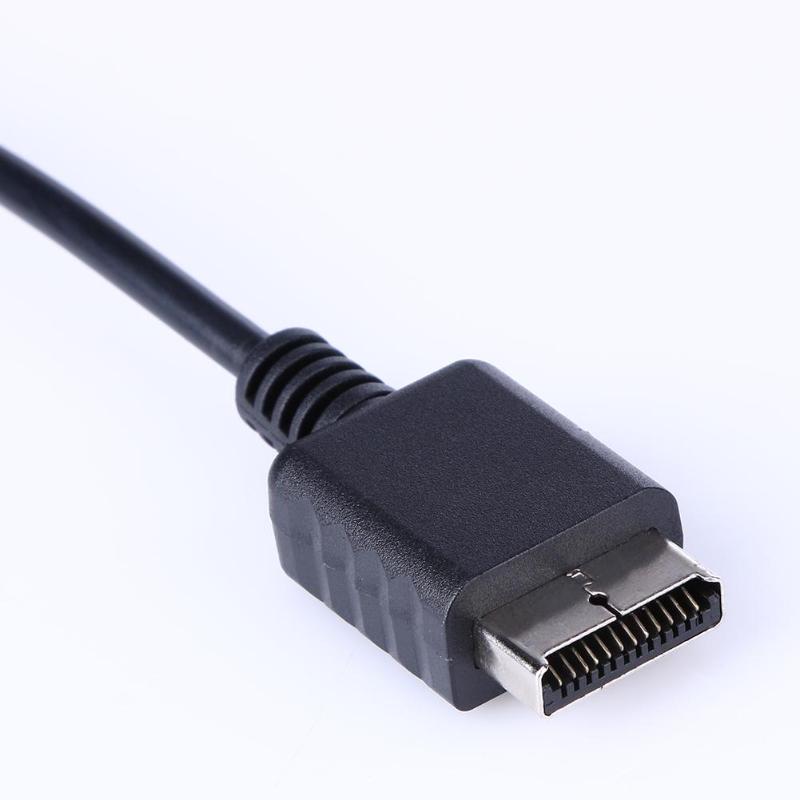 2m til  ps2 rgb scart kabel -tv avledning til playstation  ps1 ps2 ps3 slank linjelængde på kabel -tv avline  is 1.8m