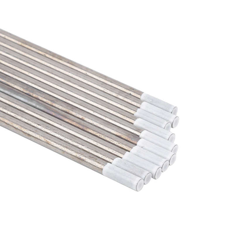 10Pcs Tungsten Electrode WZ8 TIG Welding Rods Welding Electrodes 150mm for Welding Aluminum