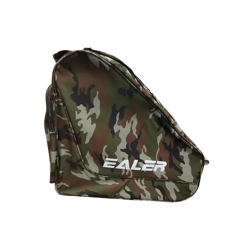 Hockey hielo y en línea bolsa para monopatín-Bolsa de superior para llevar patines de hielo, patines de ruedas, patines en línea para niños y adultos: Verde militar