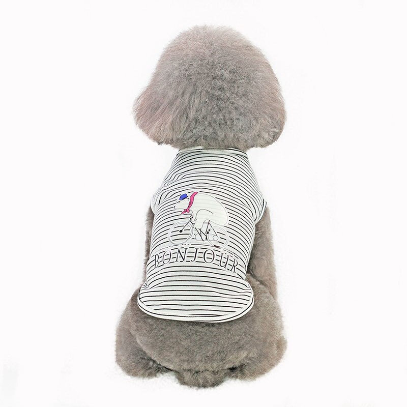 Doggyzstyle sommer isbjørn vest kæledyr hund kat skjorte forårs vest hvalpe skjorte tøj til små hunde chihuahua