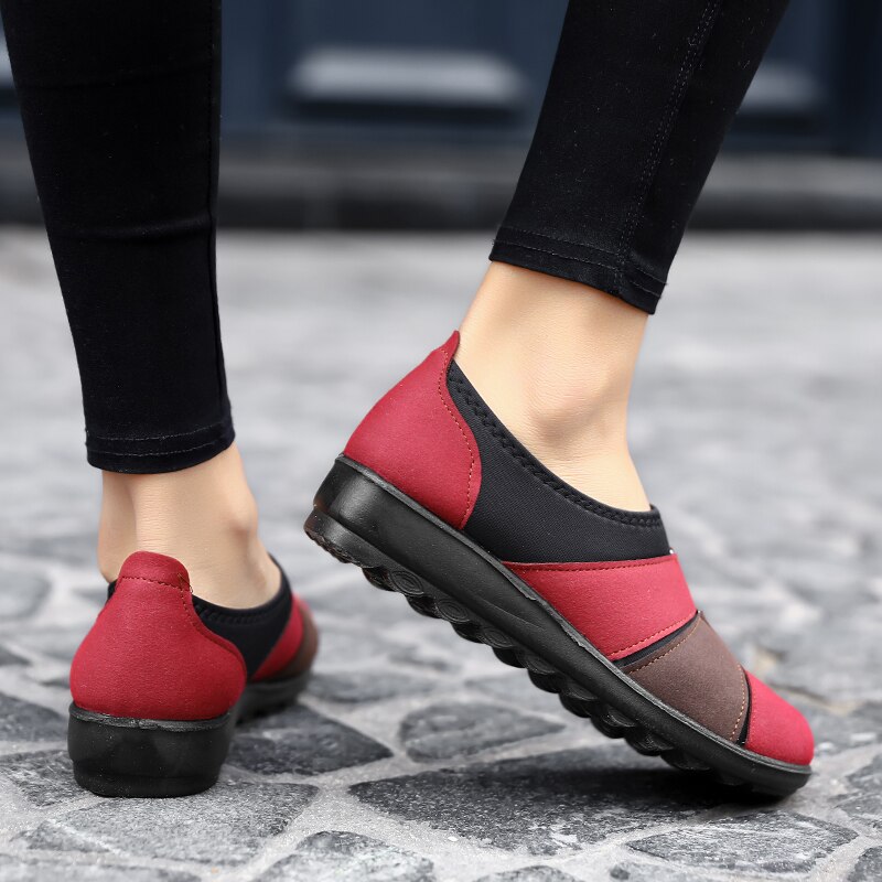 Tenis deportivos para mujer, Tenis femeninos de malla transpirable para exteriores, zapatillas deportivas con cordones para caminar, informales,