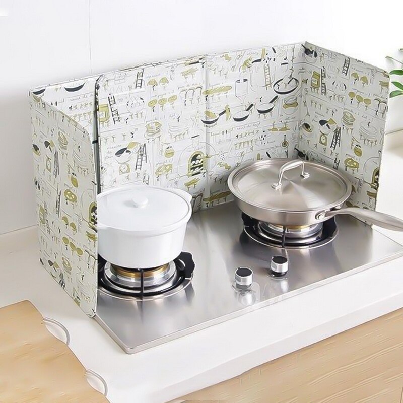 Feuille huile déflecteur aluminium bloc Cactus imprimé huile plaque barrière poêle cuisson isolation thermique Anti-éclaboussures cuisine outil: 4