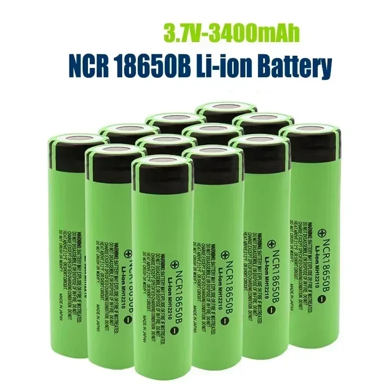 PURFIELD NCR18650B 3400mAh 3.7V 34B 18650 batteria al litio ricaricabile per torcia elettrica fotocamera giocattolo auto cacciavite celle batterie