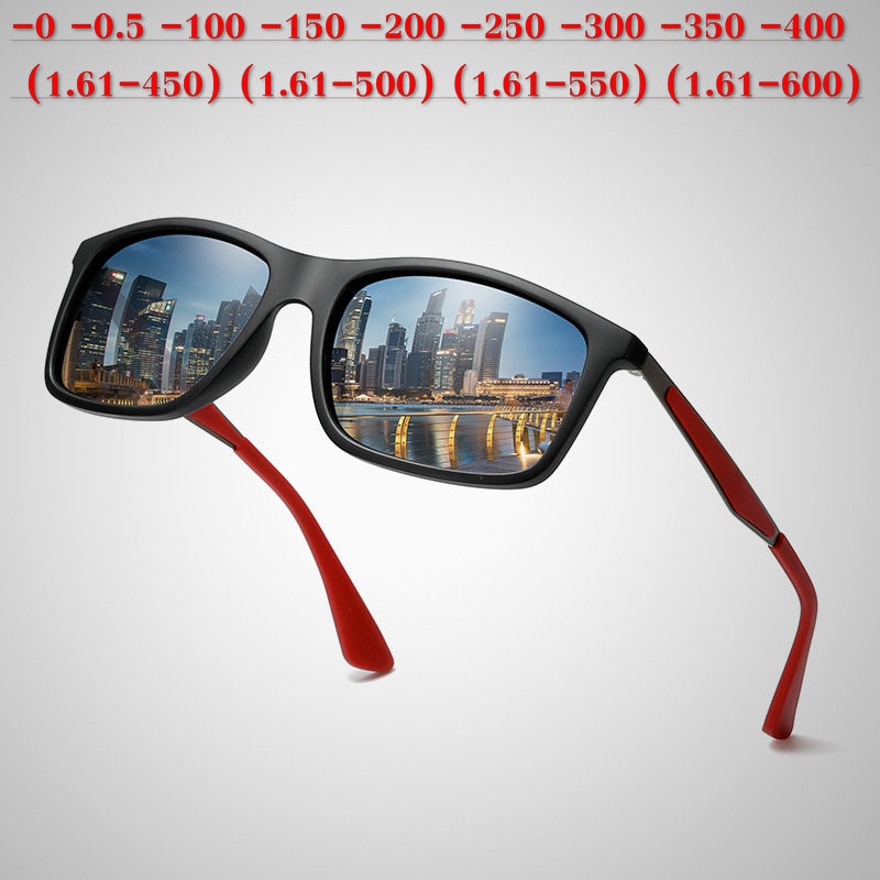 Dioptrien SPH 0-0,5 ZU-6,0 Fertig Myopie Sonnenbrille Männer Frauen Kurzsichtig Rezept Objektiv männer Polarisierte Sonnenbrille NX